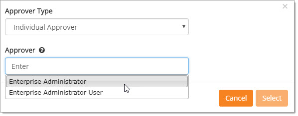 Select invoice account segment approver